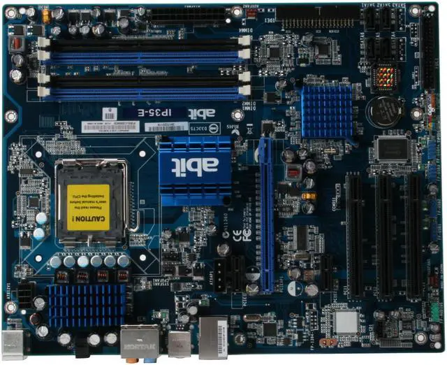 Alt view image 3 of 7 - ABIT IP35-E LGA 775 Intel P35 ATX Intel Motherboard