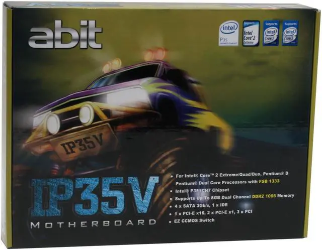 Alt view image 7 of 7 - ABIT IP35V LGA 775 Intel P35 ATX Intel Motherboard
