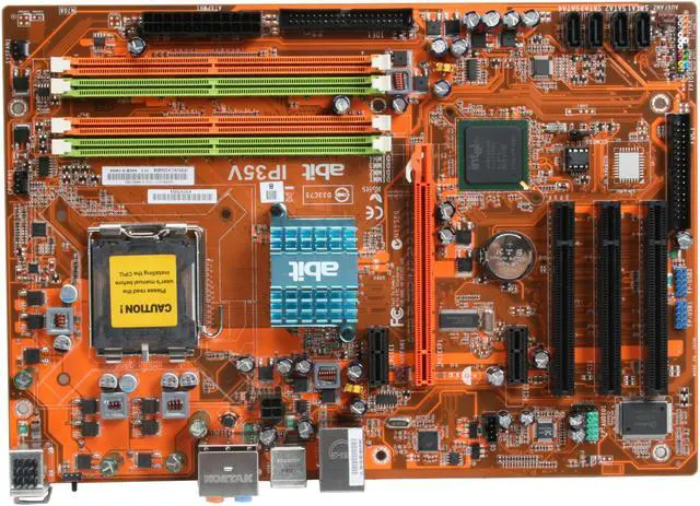 Alt view image 3 of 7 - ABIT IP35V LGA 775 Intel P35 ATX Intel Motherboard