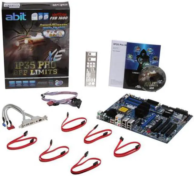 Alt view image 5 of 5 - ABIT IP35 Pro XE LGA 775 Intel P35 ATX Intel Motherboard