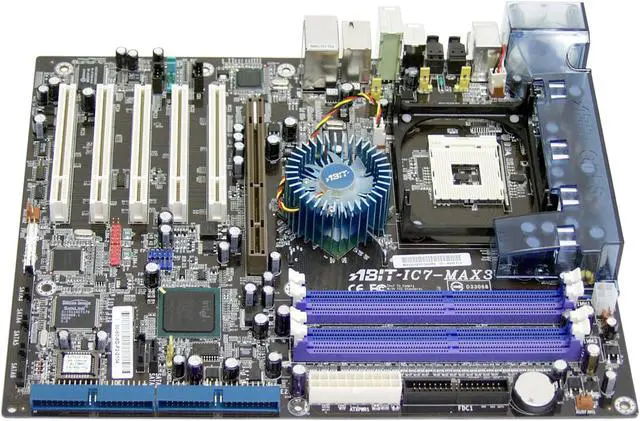 Alt view image 2 of 7 - ABIT IC7-MAX3 Socket 478 Intel 875P ATX Intel Motherboard