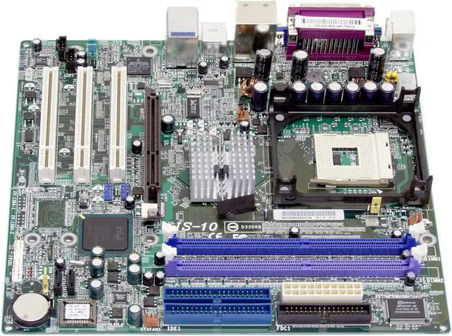 Alt view image 2 of 4 - ABIT IS-10 Socket 478 Intel 865G Micro ATX Intel Motherboard