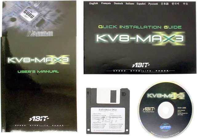 Alt view image 4 of 6 - ABIT KV8-MAX3 754 VIA K8T800 ATX AMD Motherboard