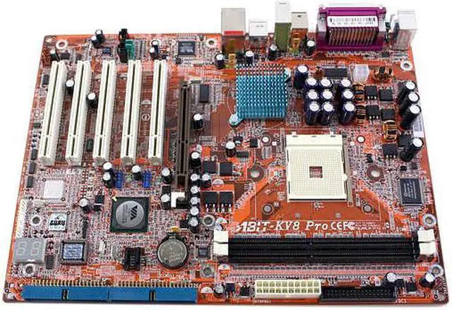 Alt view image 2 of 5 - ABIT KV8 Pro 754 VIA K8T800 Pro ATX AMD Motherboard