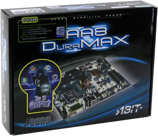 Alt view image 4 of 4 - ABIT AA8-DuraMAX LGA 775 Intel 925X ATX Intel Motherboard