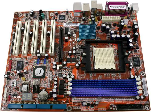 Alt view image 2 of 4 - ABIT AV8 939 VIA K8T800 Pro ATX AMD Motherboard