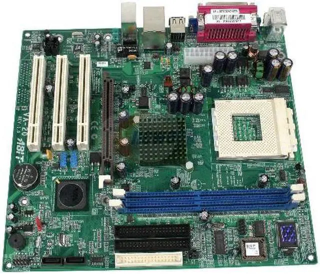 Alt view image 2 of 4 - ABIT VA-20 462(A) VIA KM400A Micro ATX AMD Motherboard