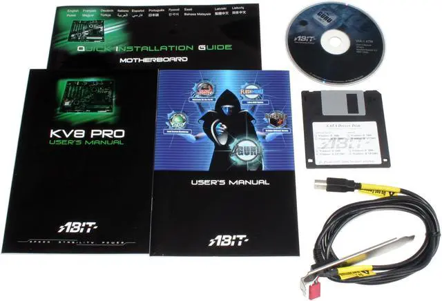 Alt view image 4 of 5 - ABIT KV8-3RD EYE 754 VIA K8T800 Pro ATX AMD Motherboard