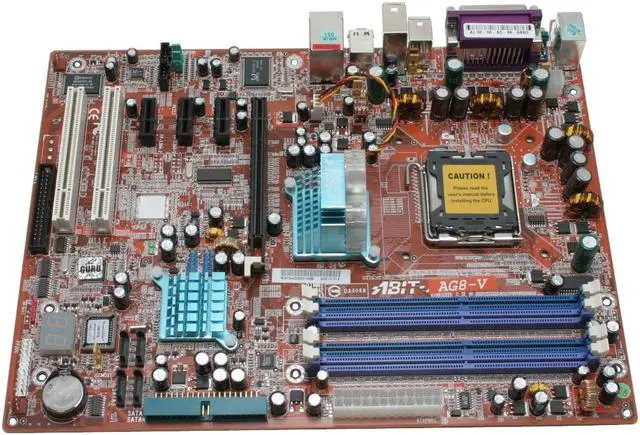 Alt view image 2 of 5 - ABIT AG8-V LGA 775 Intel 915P ATX Intel Motherboard