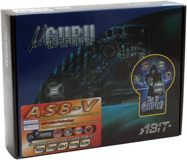 Alt view image 5 of 5 - ABIT AS8-V LGA 775 Intel 865PE ATX Intel Motherboard