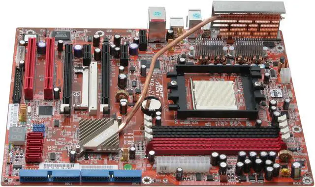 Alt view image 2 of 5 - ABIT AN8 SLI 939 NVIDIA nForce4 SLI ATX AMD Motherboard