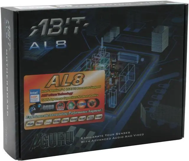 Alt view image 5 of 5 - ABIT AL8 LGA 775 Intel 945P ATX Intel Motherboard