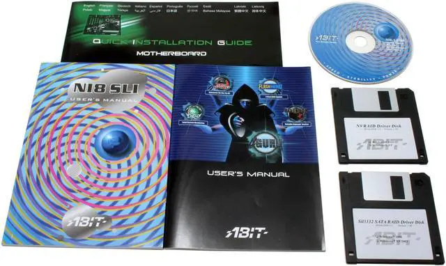 Alt view image 4 of 5 - ABIT NI8-SLI LGA 775 NVIDIA nForce 4 SLI Intel Edition ATX Intel Motherboard