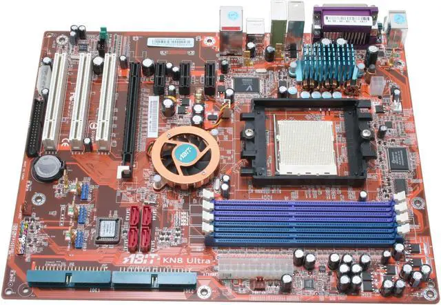 Alt view image 2 of 5 - ABIT KN8 Ultra 939 NVIDIA nForce4 Ultra ATX AMD Motherboard