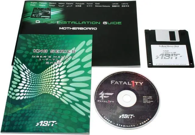 Alt view image 3 of 5 - ABIT KN8 Ultra 939 NVIDIA nForce4 Ultra ATX AMD Motherboard