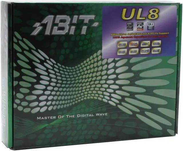 Alt view image 6 of 6 - ABIT UL8 939 ULi M1689 ATX AMD Motherboard