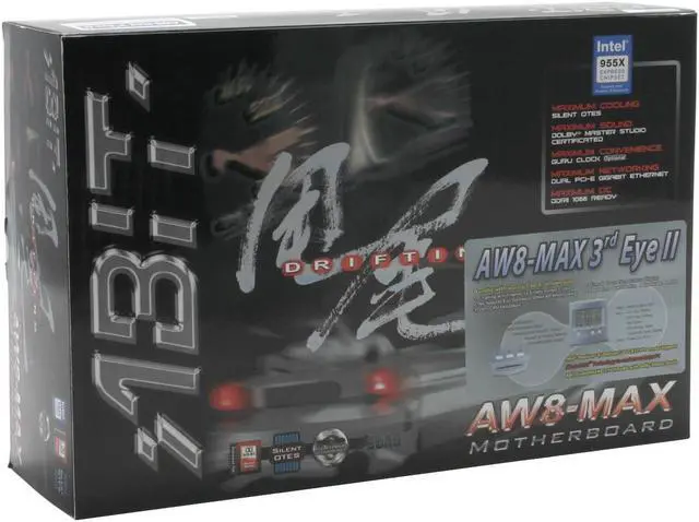 Alt view image 6 of 6 - ABIT AW8-Max 3rd-Eye II LGA 775 Intel 955X ATX Intel Motherboard