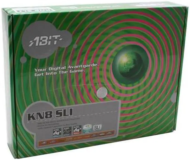 Alt view image 9 of 9 - ABIT KN8 SLI 939 NVIDIA nForce4 SLI ATX AMD Motherboard