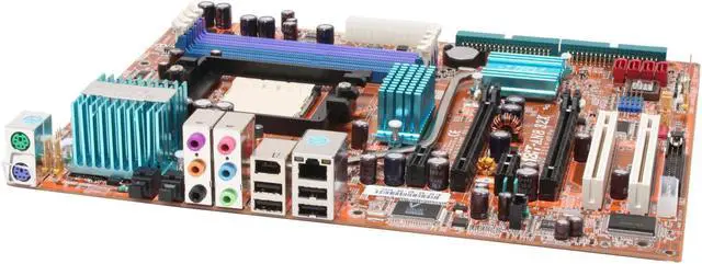 Alt view image 2 of 6 - ABIT AN8 32X 939 NVIDIA nForce4 SLI X16 ATX AMD Motherboard