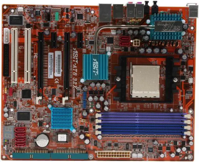 Alt view image 3 of 6 - ABIT AT8 32X 939 ATI CrossFire Radeon Xpress 3200 ATX AMD Motherboard