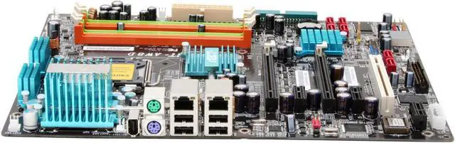 Alt view image 2 of 6 - ABIT AW8D LGA 775 Intel 975X ATX Intel Motherboard
