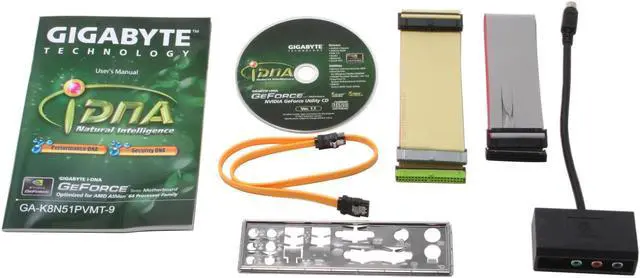 Alt view image 4 of 5 - GIGABYTE GA-K8N51PVMT-9 939 NVIDIA GeForce 6150 Micro ATX AMD Motherboard