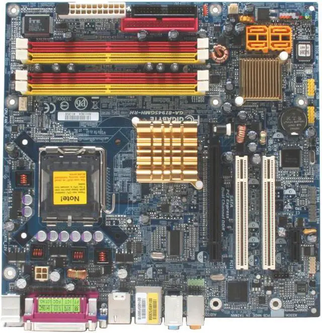 Alt view image 3 of 6 - GIGABYTE GA-8I945GMH-RH LGA 775 Intel 945G Micro ATX Intel Motherboard