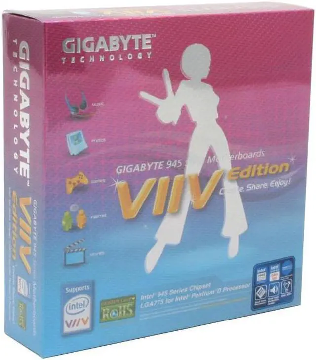Alt view image 6 of 6 - GIGABYTE GA-8I945GMH-RH LGA 775 Intel 945G Micro ATX Intel Motherboard