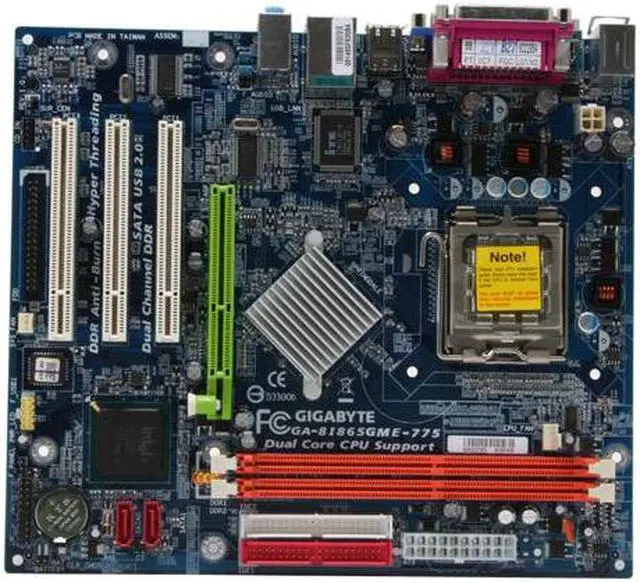 Alt view image 3 of 5 - GIGABYTE GA-8I865GME-775 LGA 775 Intel 865G Micro ATX Intel Motherboard