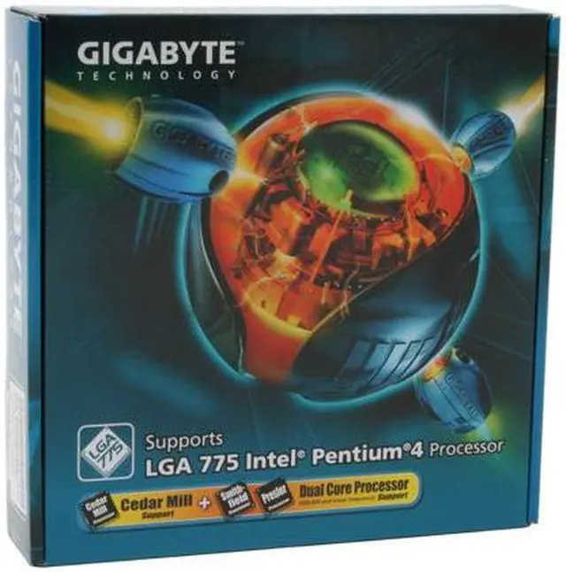 Alt view image 5 of 5 - GIGABYTE GA-8I865GME-775 LGA 775 Intel 865G Micro ATX Intel Motherboard
