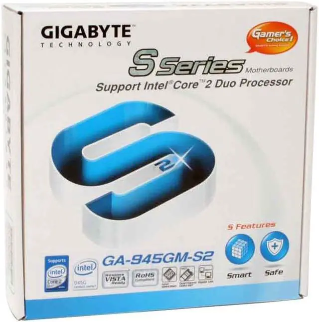 Alt view image 6 of 6 - GIGABYTE GA-945GM-S2 LGA 775 Intel 945G Micro ATX Intel Motherboard