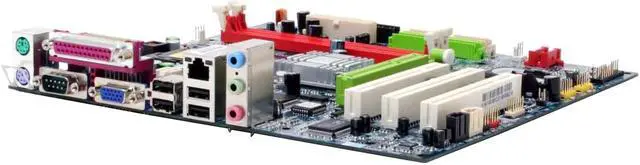 Alt view image 2 of 6 - GIGABYTE GA-8VM800PMD-775-RH LGA 775 VIA P4M800 PRO Micro ATX Intel Motherboard