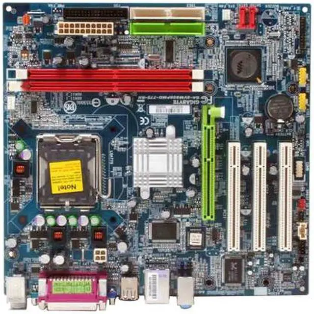 Alt view image 3 of 6 - GIGABYTE GA-8VM800PMD-775-RH LGA 775 VIA P4M800 PRO Micro ATX Intel Motherboard