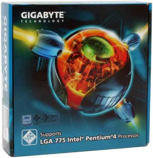 Alt view image 6 of 6 - GIGABYTE GA-8VM800PMD-775-RH LGA 775 VIA P4M800 PRO Micro ATX Intel Motherboard