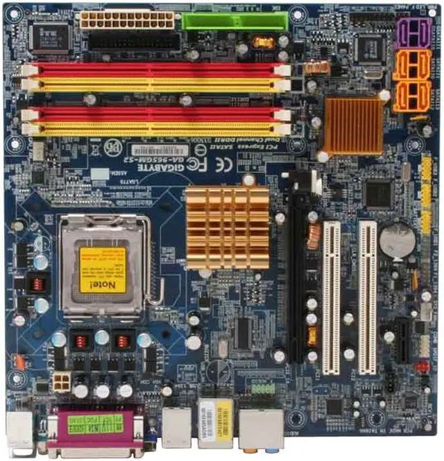 Alt view image 3 of 7 - GIGABYTE GA-965GM-S2 LGA 775 Intel G965 Express Micro ATX Intel Motherboard