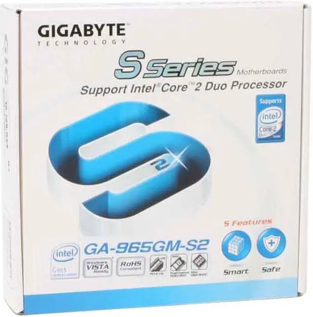 Alt view image 7 of 7 - GIGABYTE GA-965GM-S2 LGA 775 Intel G965 Express Micro ATX Intel Motherboard