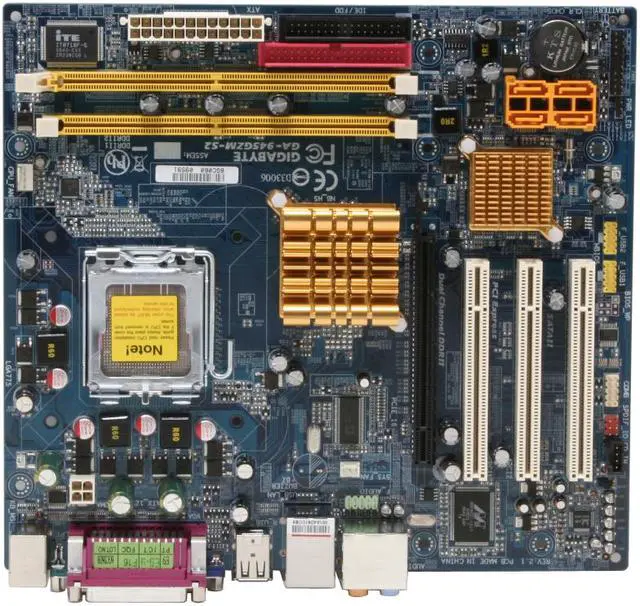 Alt view image 3 of 7 - GIGABYTE GA-945GZM-S2 LGA 775 Intel 945GZ Micro ATX Intel Motherboard
