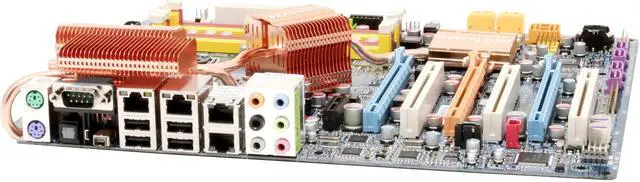 Main image of GIGABYTE GA-N680SLI-DQ6 LGA 775 NVIDIA nForce 680i SLI ATX Intel Motherboard