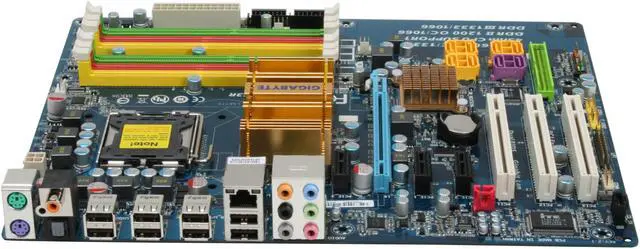 Alt view image 2 of 7 - GIGABYTE GA-P35C-DS3R LGA 775 Intel P35 ATX Intel Motherboard
