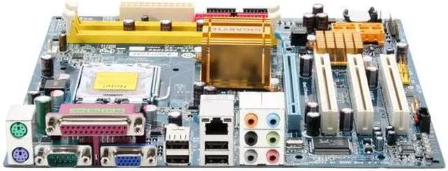 Alt view image 2 of 7 - GIGABYTE GA-945GCM-S2 LGA 775 Intel 945GC Micro ATX Intel Motherboard