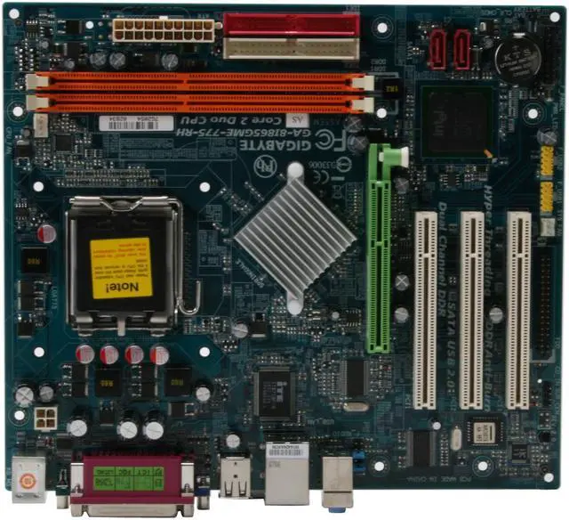 Alt view image 3 of 7 - GIGABYTE GA-8I865GME-775-RH-AS LGA 775 Intel 865G Micro ATX Intel Motherboard