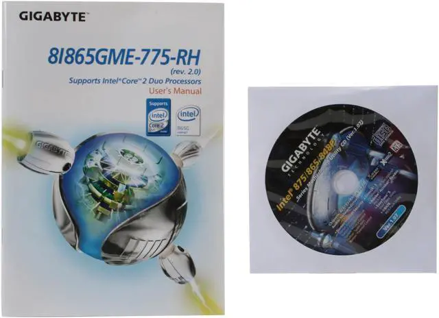 Alt view image 6 of 7 - GIGABYTE GA-8I865GME-775-RH-AS LGA 775 Intel 865G Micro ATX Intel Motherboard