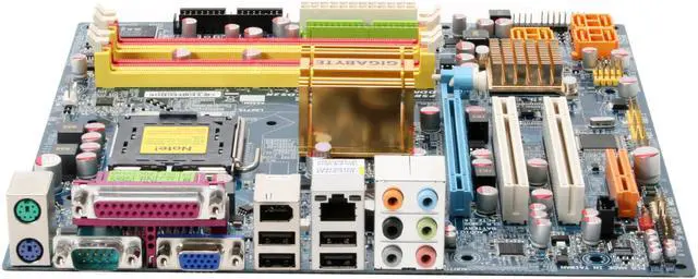 Alt view image 2 of 7 - GIGABYTE GA-G33M-DS2R LGA 775 Intel G33 Micro ATX Intel Motherboard