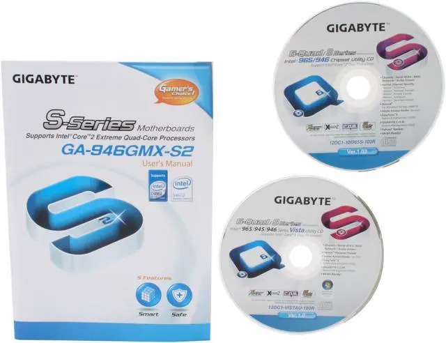 Alt view image 6 of 7 - GIGABYTE GA-946GMX-S2 LGA 775 Intel 946GZ Micro ATX Intel Motherboard