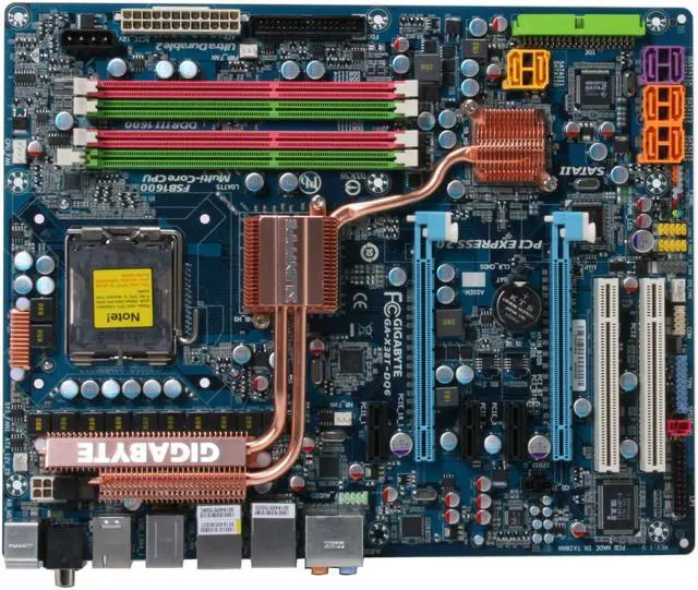 Alt view image 3 of 7 - GIGABYTE GA-X38T-DQ6 LGA 775 Intel X38 ATX Intel Motherboard