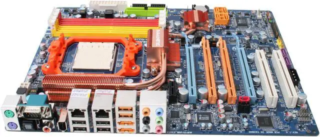 Alt view image 2 of 7 - GIGABYTE GA-MA790FX-DQ6 AM2+/AM2 AMD 790FX ATX Ultra Durable II AMD Motherboard
