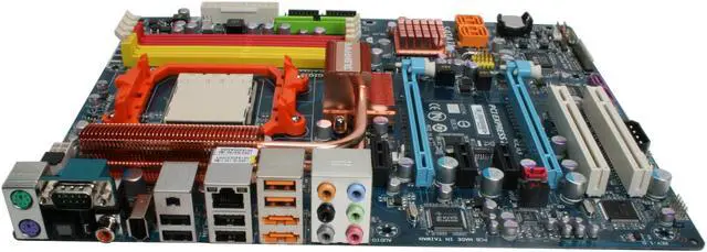 Alt view image 2 of 7 - GIGABYTE GA-MA790FX-DS5 AM2+/AM2 AMD 790FX ATX Ultra Durable II AMD Motherboard