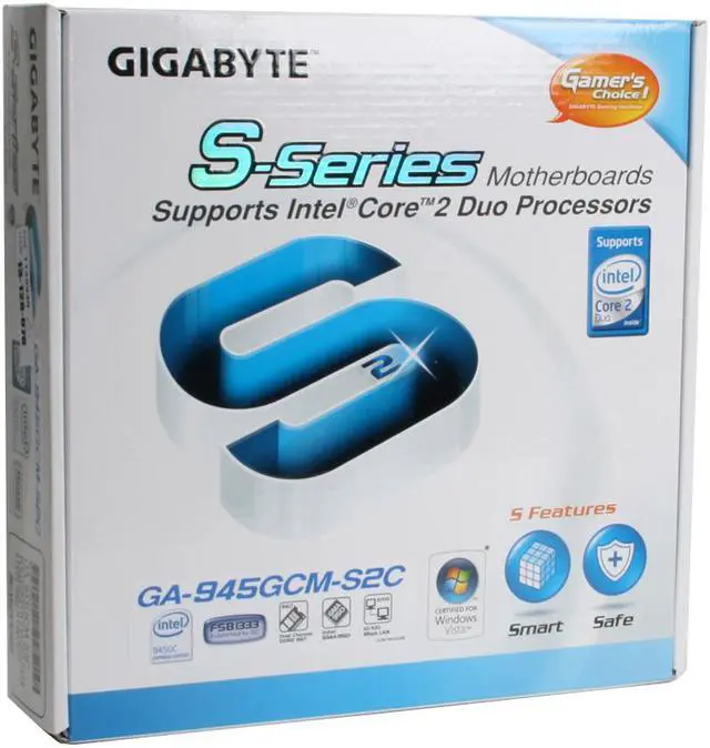 Alt view image 7 of 7 - GIGABYTE GA-945GCM-S2C LGA 775 Intel 945GC Micro ATX Intel Motherboard