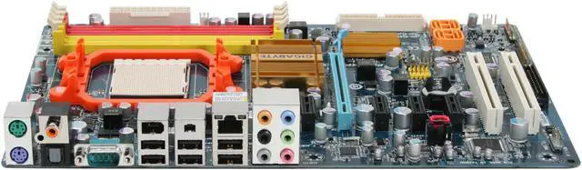 Alt view image 2 of 7 - GIGABYTE GA-MA770-DS3 AM2+/AM2 AMD 770 ATX All Solid Capacitor AMD Motherboard