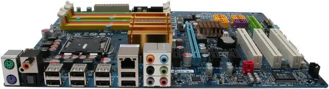 Alt view image 2 of 7 - GIGABYTE GA-EP35C-DS3R LGA 775 Intel P35 ATX Dynamic Energy Saver Ultra Durable II Intel Motherboard